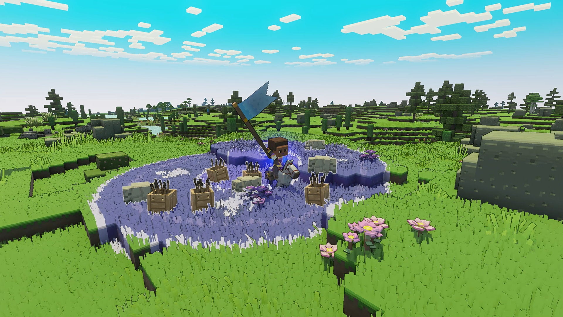 Minecraft Legends new gameplay trailer has big Dragon Quest Builders energy